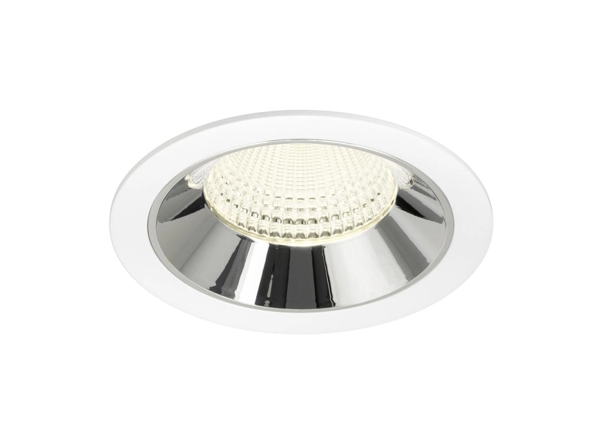 Recessed spotlight Numinos XL white/chrome 4000K - 55deg