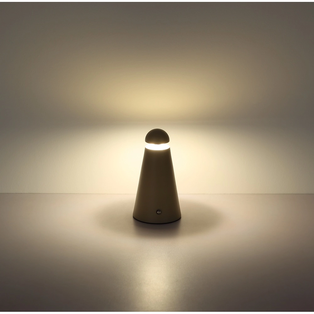 Modern table lamp Liva Sand Brown Rechargeable Globo 9007371566914