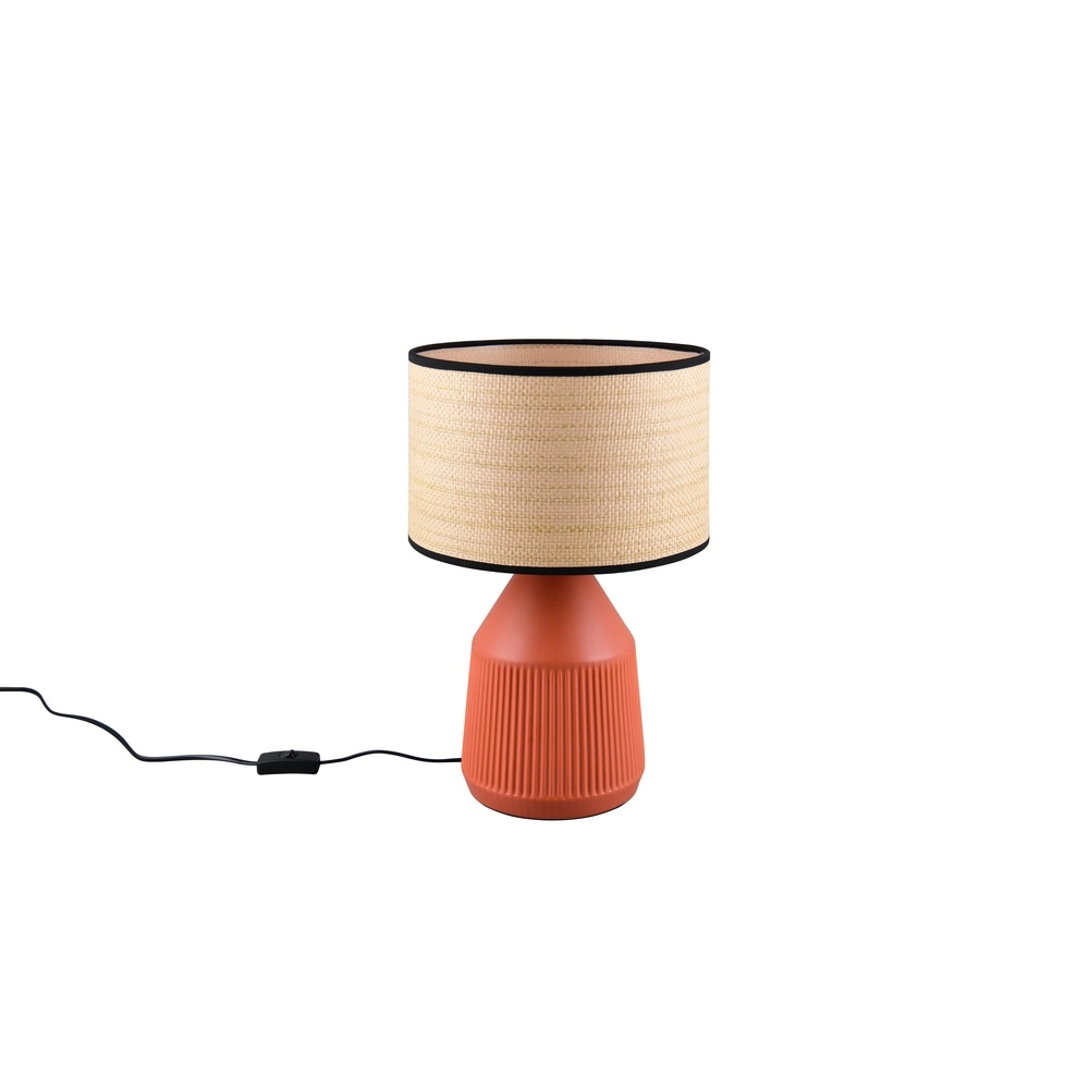Table lamp Formentera Ø 28cm terracotta Trio 4017807678147