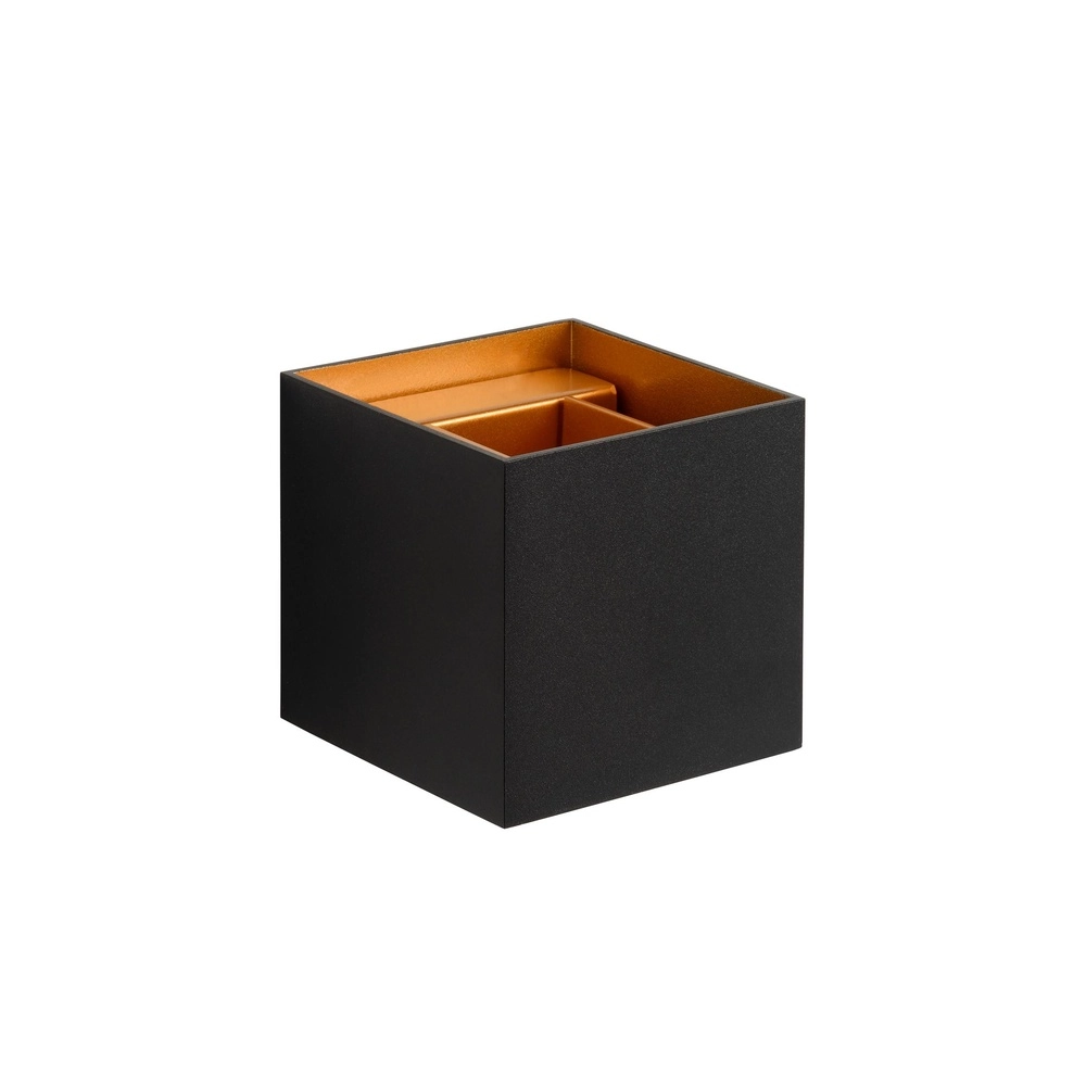 Square wall spotlight Xio 2700K black