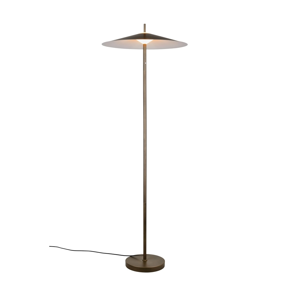 Design floor lamp Amalo Platinum Brown
