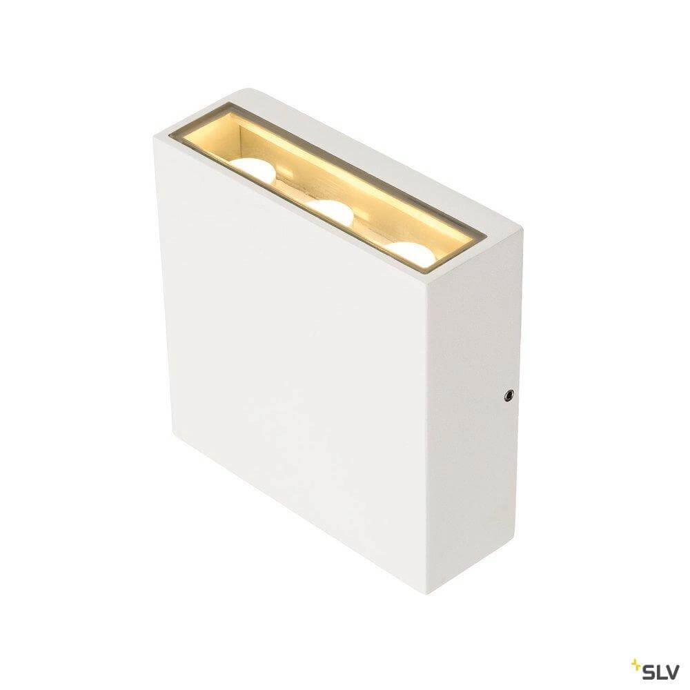 Sleek wall lamp Big Quad white SLV 4024163252386