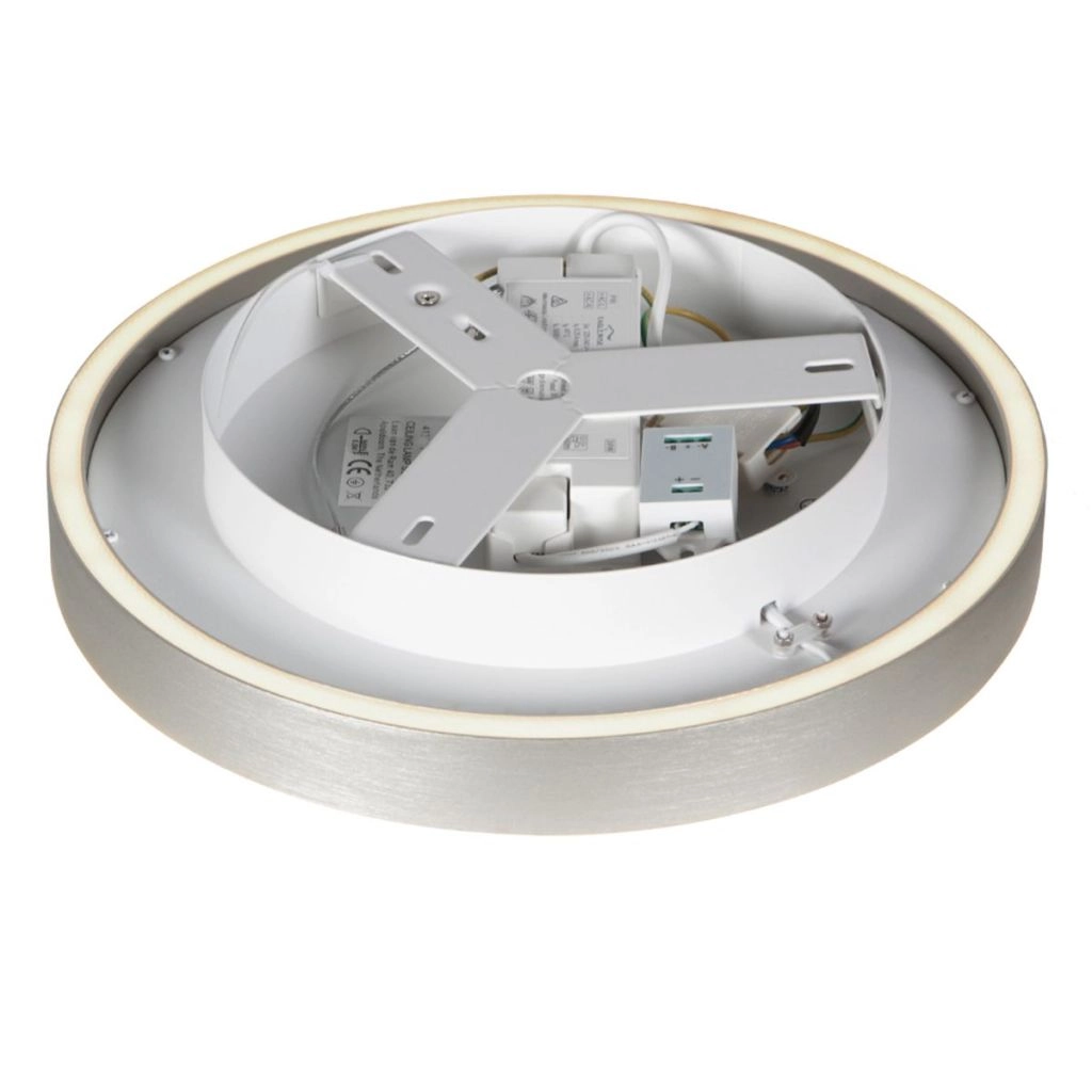 Design ceiling lamp Ringlux brushed metal Ø 40cm Steinhauer 8712746180930