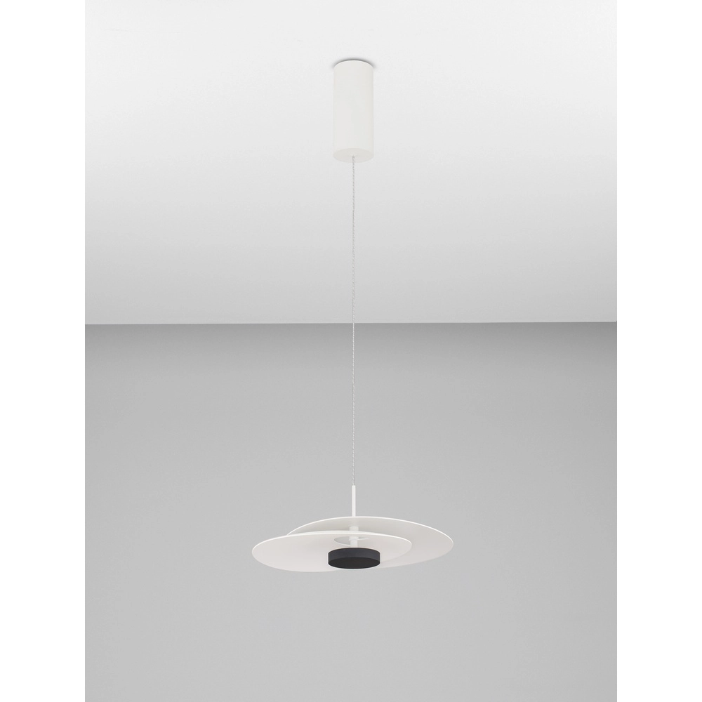Pendant lamp Olea design white Ø 35cm Lyora 5212017456939