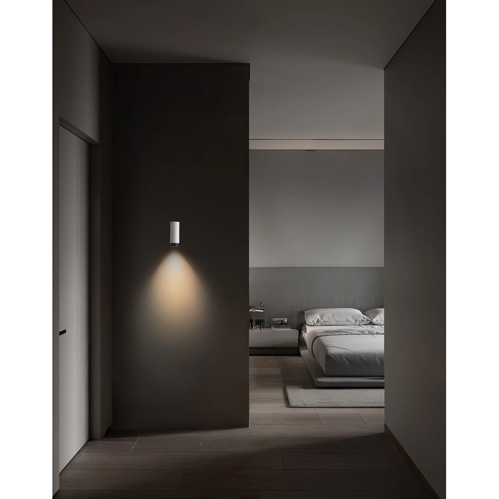 Wall spotlight Nessi white with black Lyora 5212017475152
