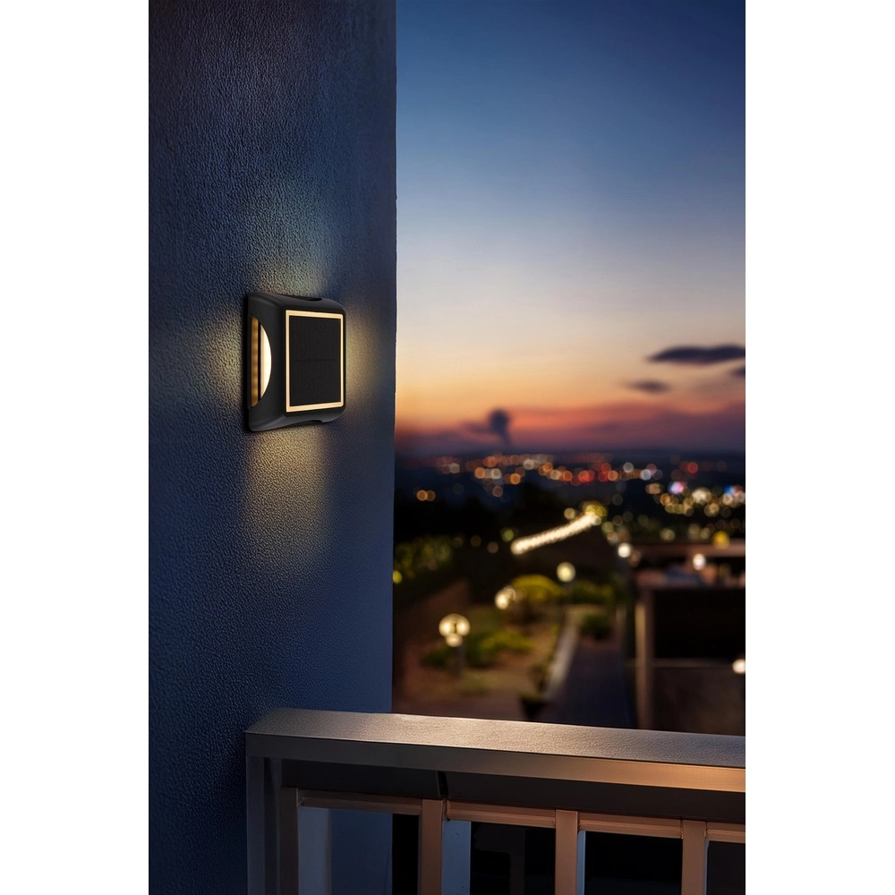 Spike light Akron Black Solar Globo 9007371507528