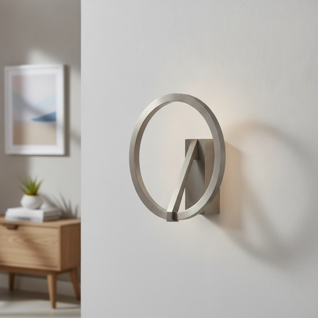 Design wall lamp Tilia nickel
