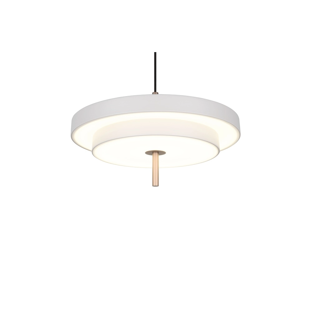 Design pendant lamp Keaton white Ø 40cm Trio 4017807653373