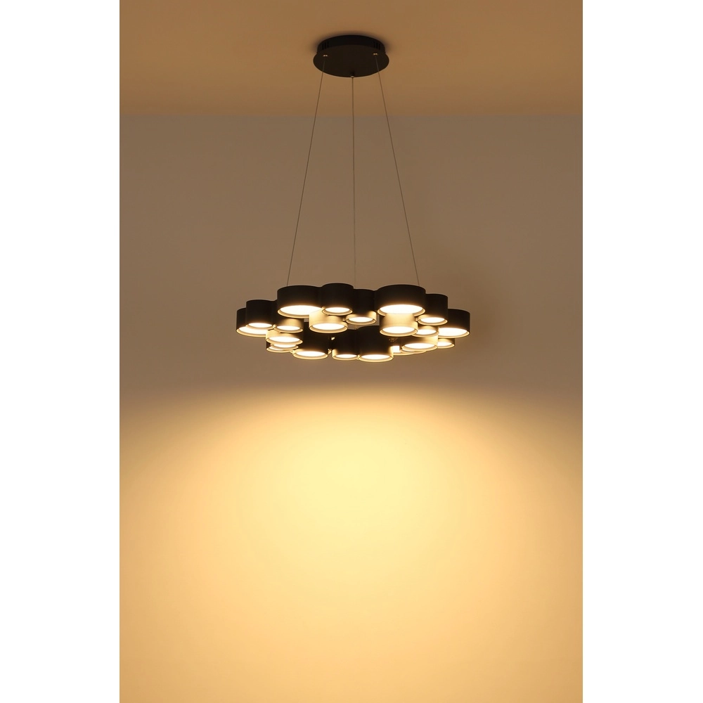 Design pendant lamp Darla Black Globo 9007371592463