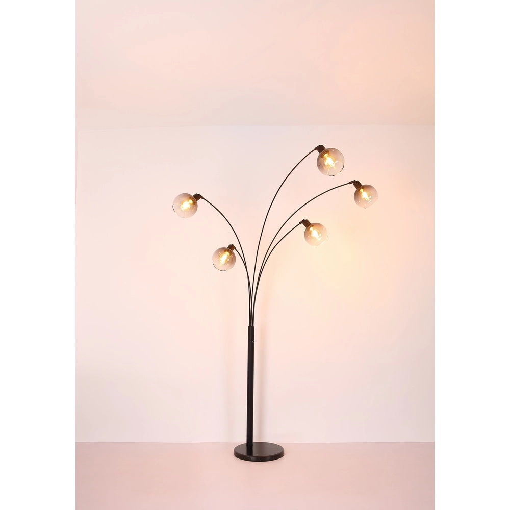 Floor lamp Seymour Black Globo 9007371457229