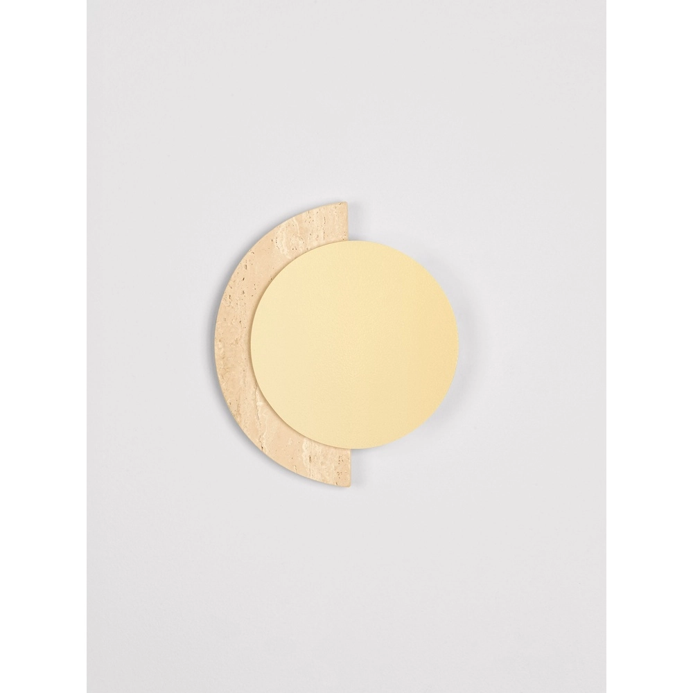 Design wall lamp Molli travertine Ø 17cm Lyora 5212063501300