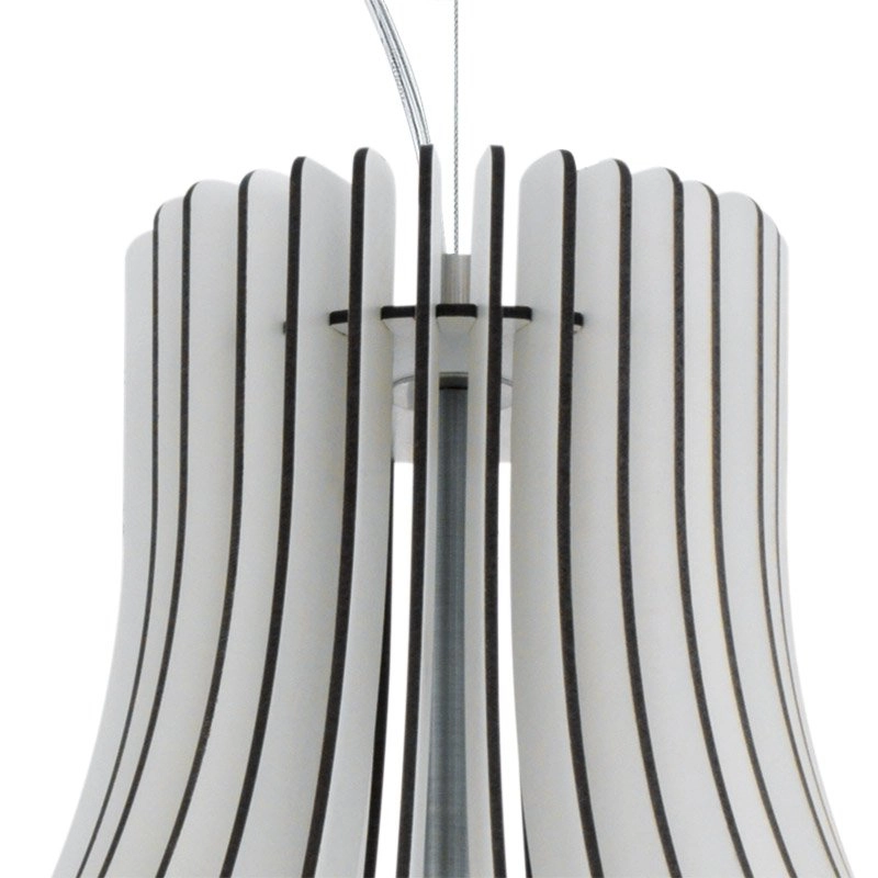 Pendant lamp Tindori 50cm white wood Eglo 9002759962111