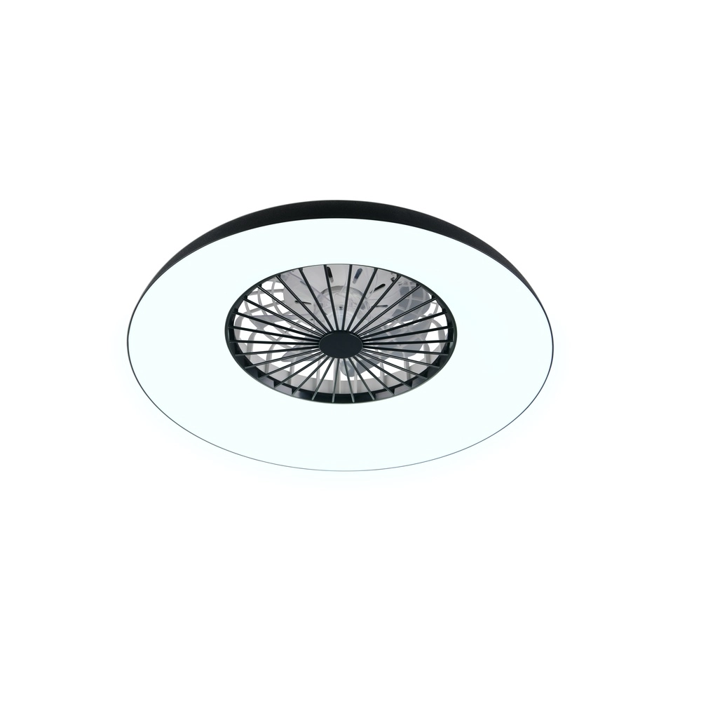 Design fan Svaerholt black Ø 60cm with RGB function Trio 4017807688795