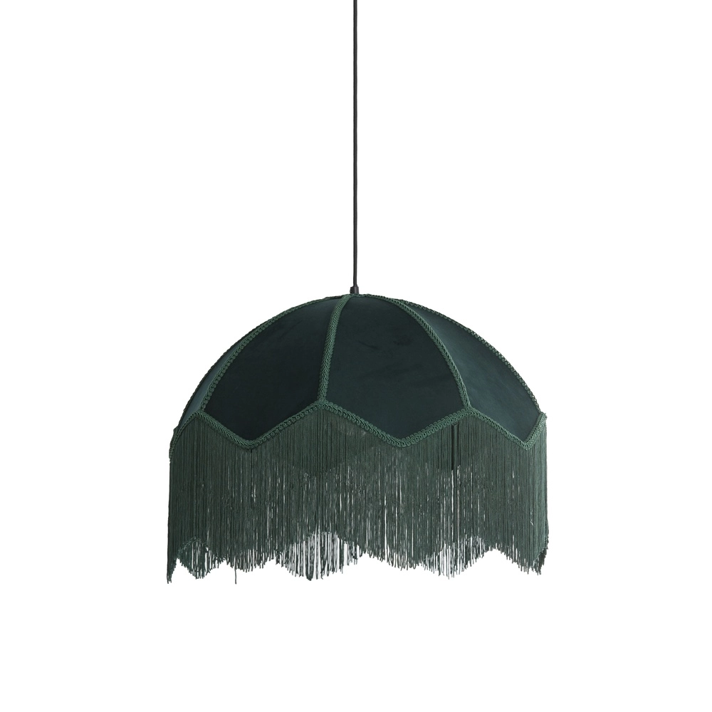Pendant lamp Malacia Ø 50cm - velvet green
