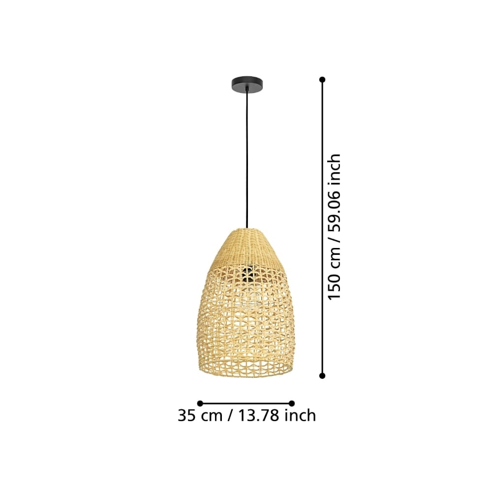 Scandinavian hanging lamp Sambucona Ø 35cm Stars of Light 9008606243426