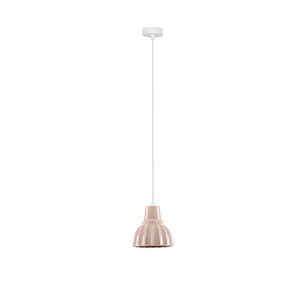 Pendant lamp Picco white with mocha brown Lyora 5212017495389