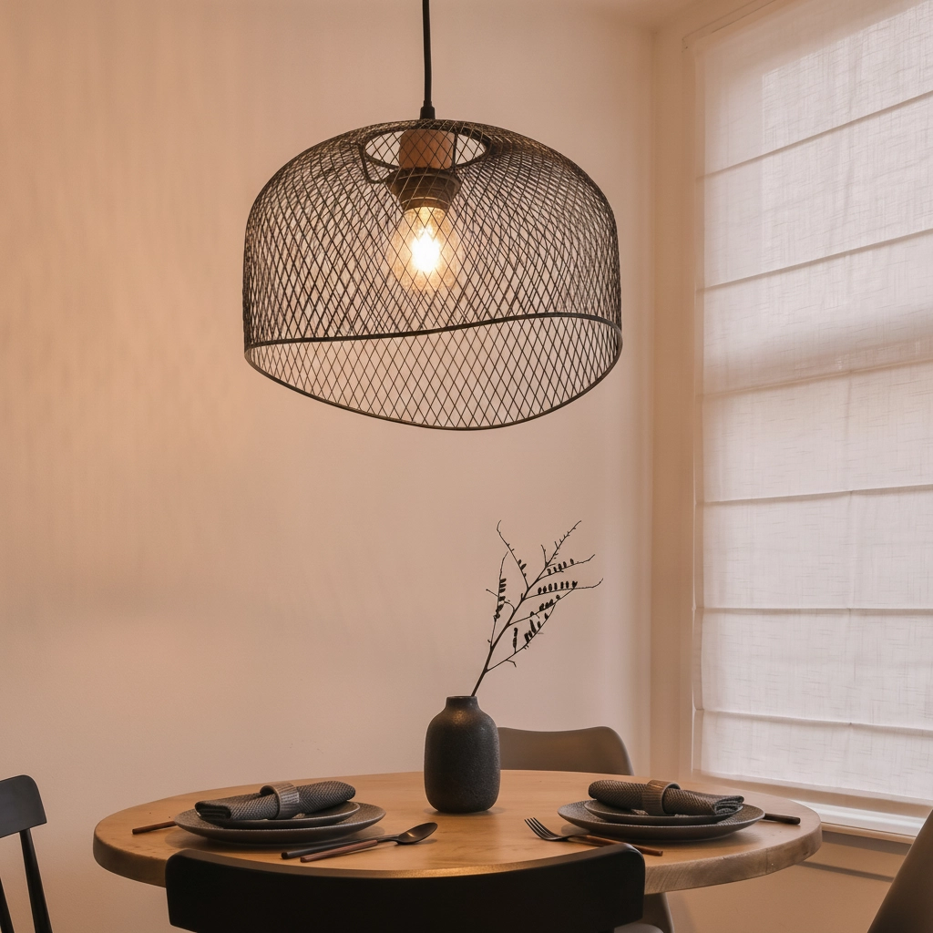 Cage lamp Lyron black