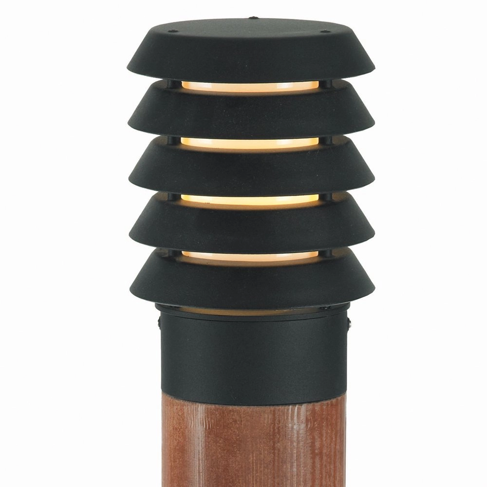 Rural terrace lamp Selhalm 85cm black with wood Franssen 7042891440667
