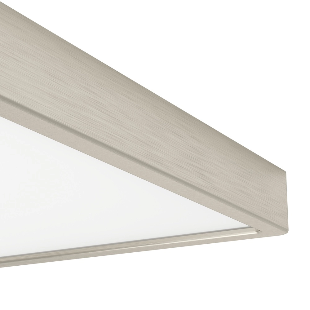 Ceiling light IP44 Fueva 6-Z Square - Stainless Steel - 29.5x29.5cm Eglo 9008606330645