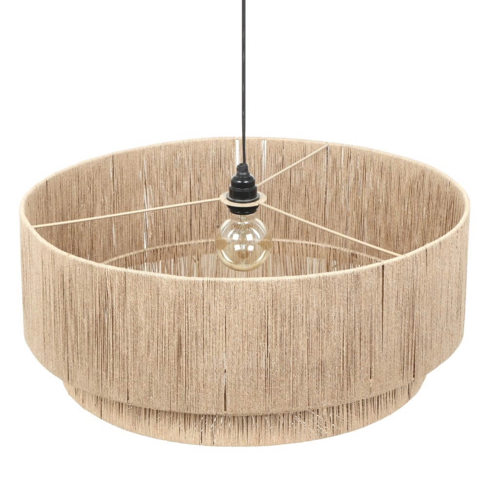 Rope Pendant Light Smilla Ø 60cm Trio 4017807628265