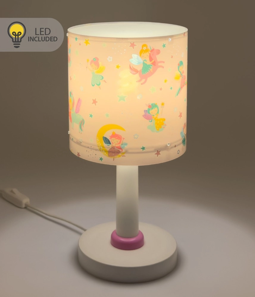 Children's room table lamp Fairy Dreams pink Dalber 8420406002255