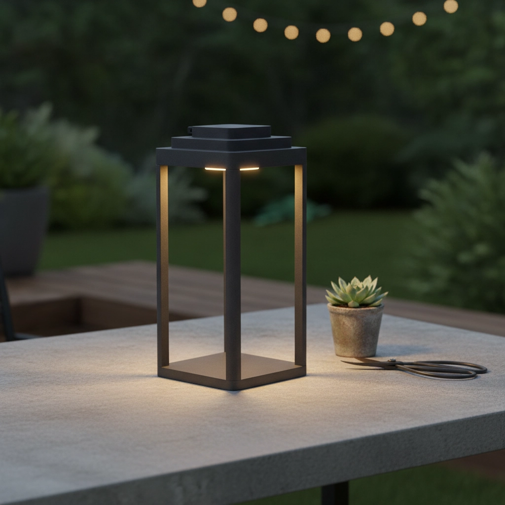 Sleek table lamp Figi anthracite 35cm