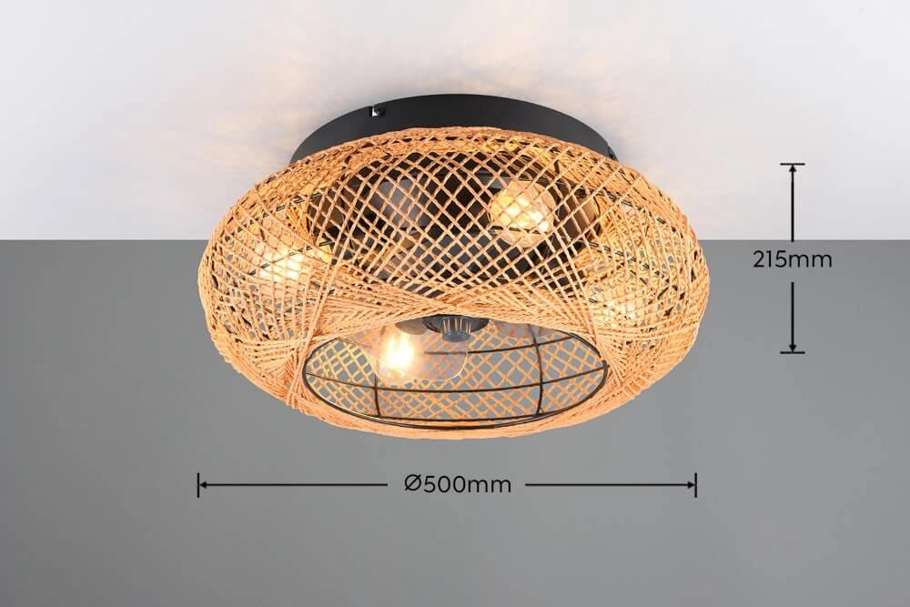Scandinavian ceiling fan Lillesand Trio 4017807605259