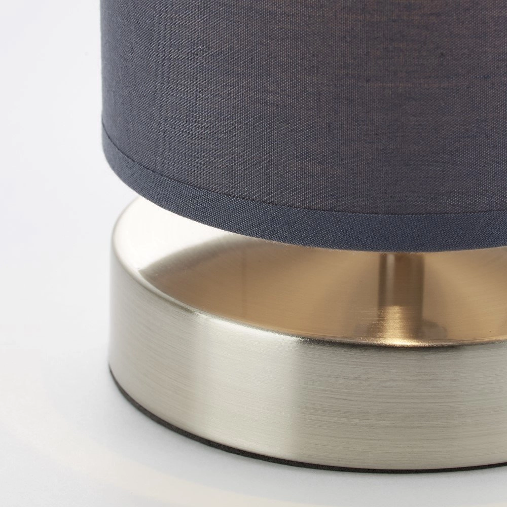 Gray bedside lamp Clarie Brilliant 4004353175213