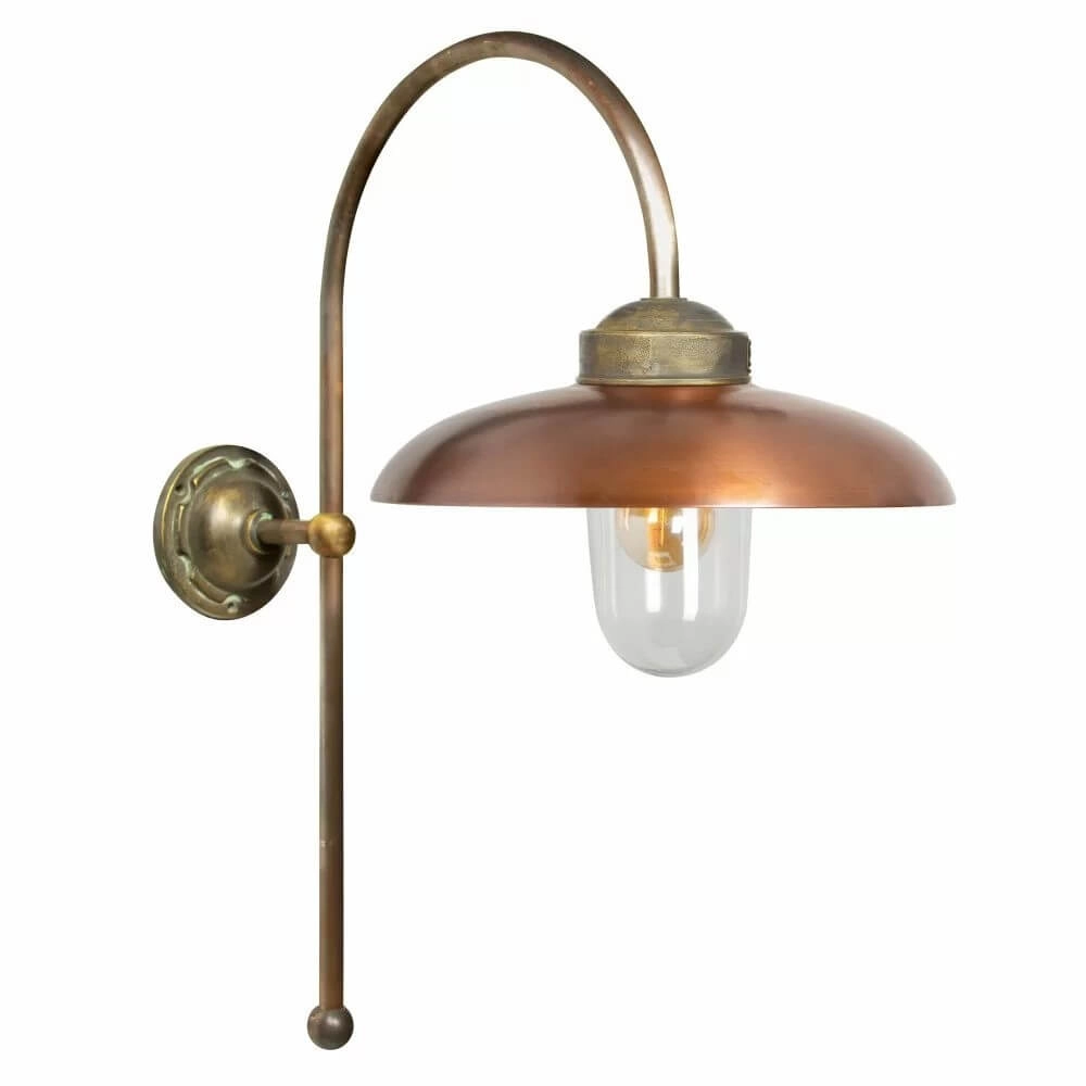Copper wall lamp Saint Tropez L