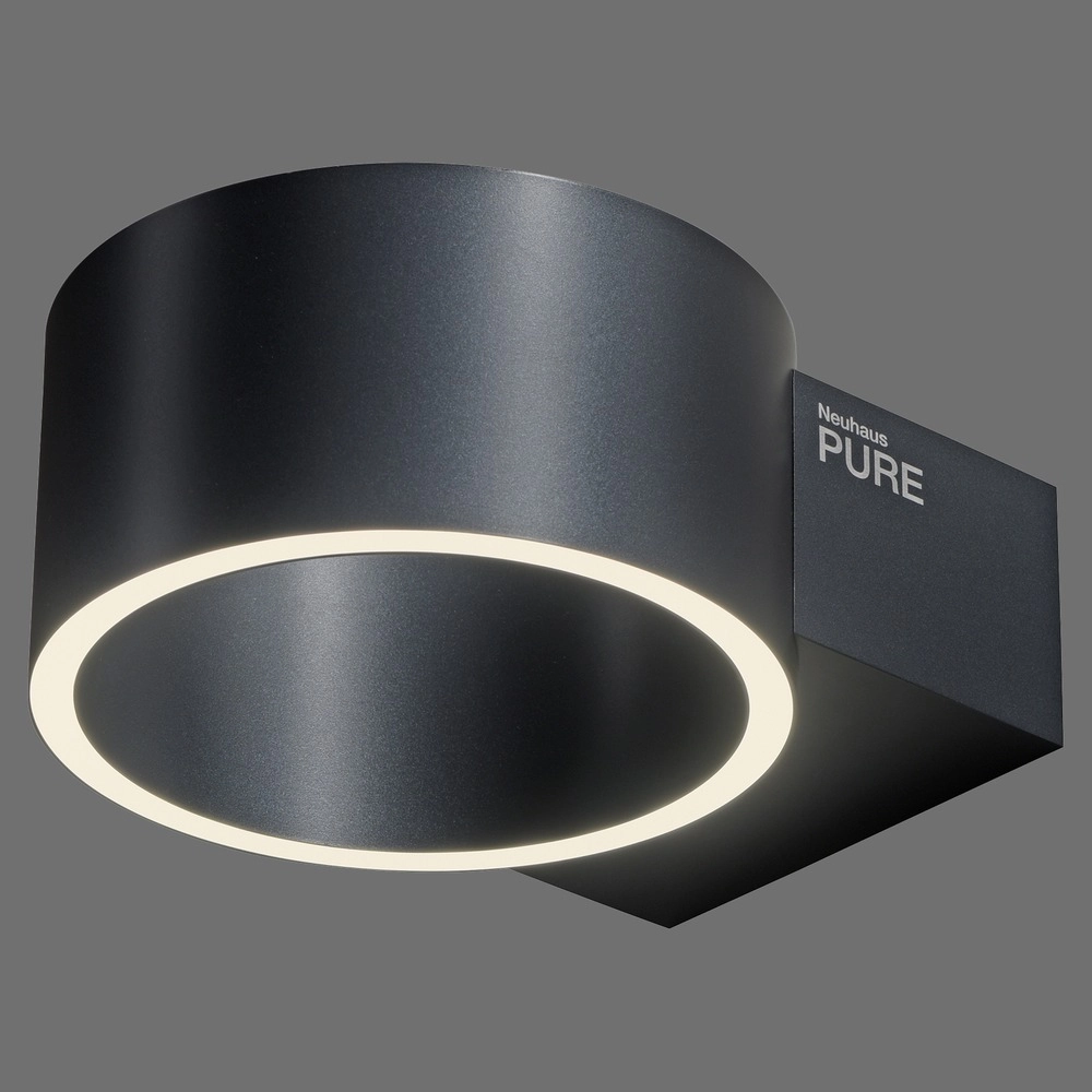 Rechargeable wall lamp Pure Akku Clipse Mystic grey