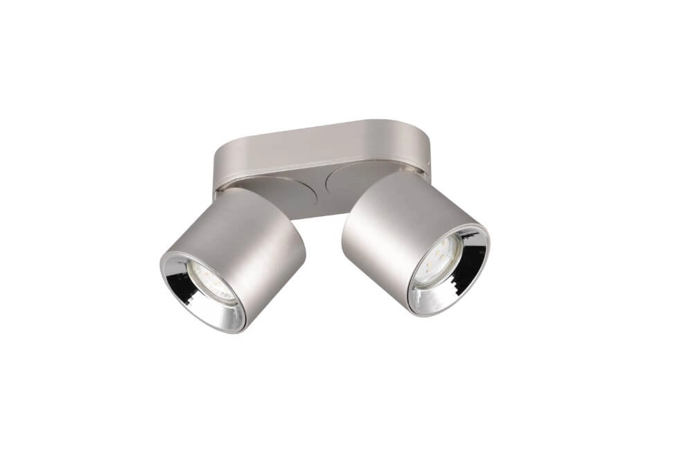 Ceiling light Guayana 2-light nickel