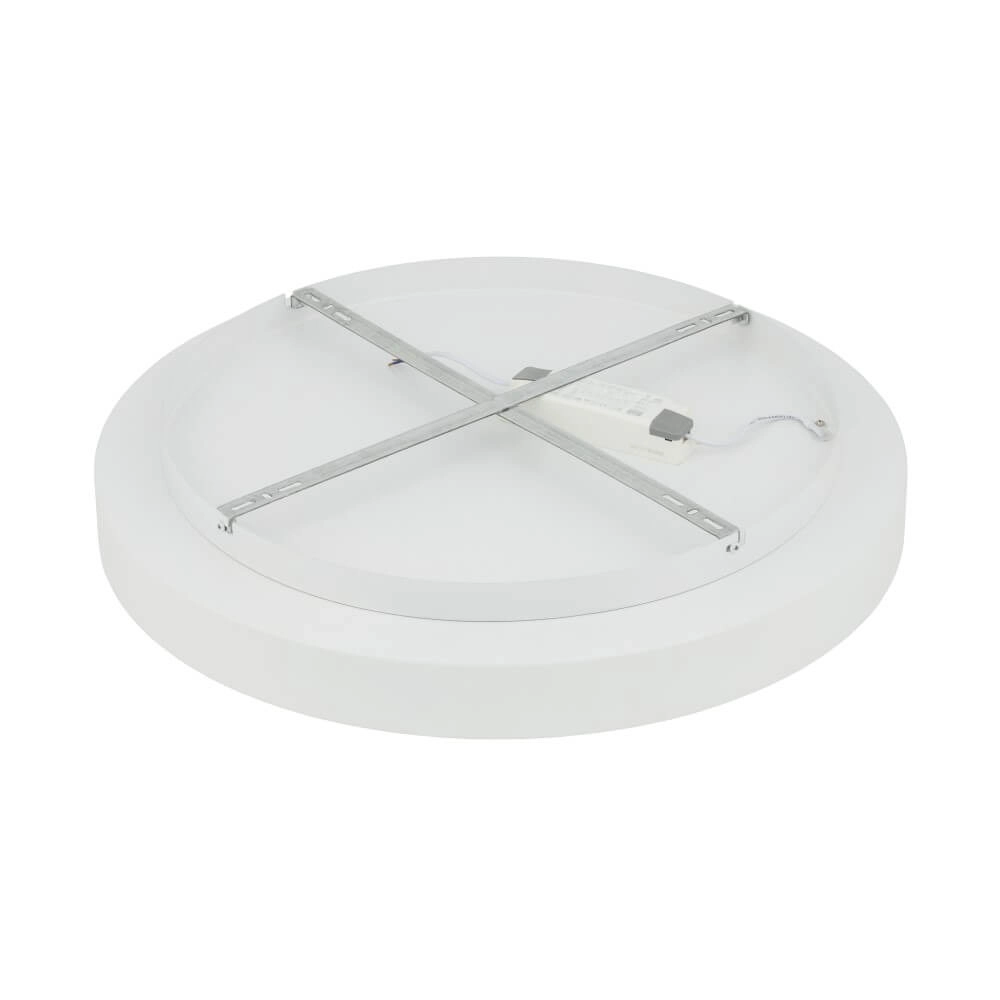 Round ceiling lamp Nikki Round white Ø 60cm Lyora 5903139112024