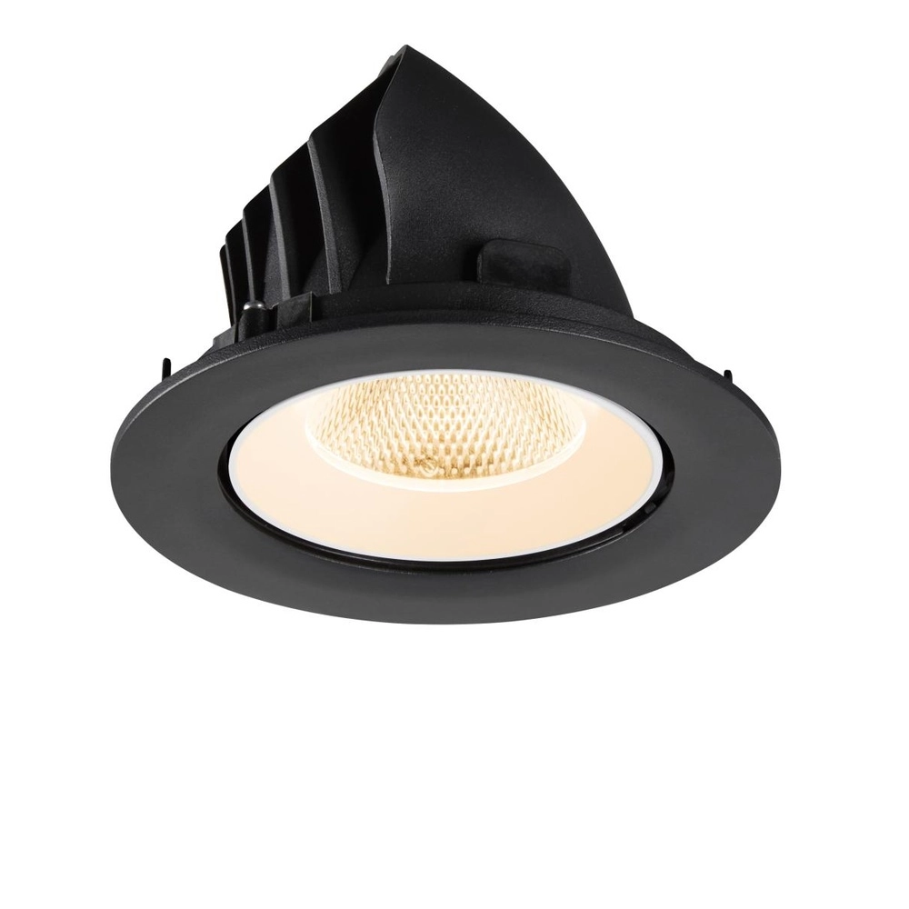 Recessed spotlight Numinos Gimble L black/white 2700K - 20deg SLV 4024163310505