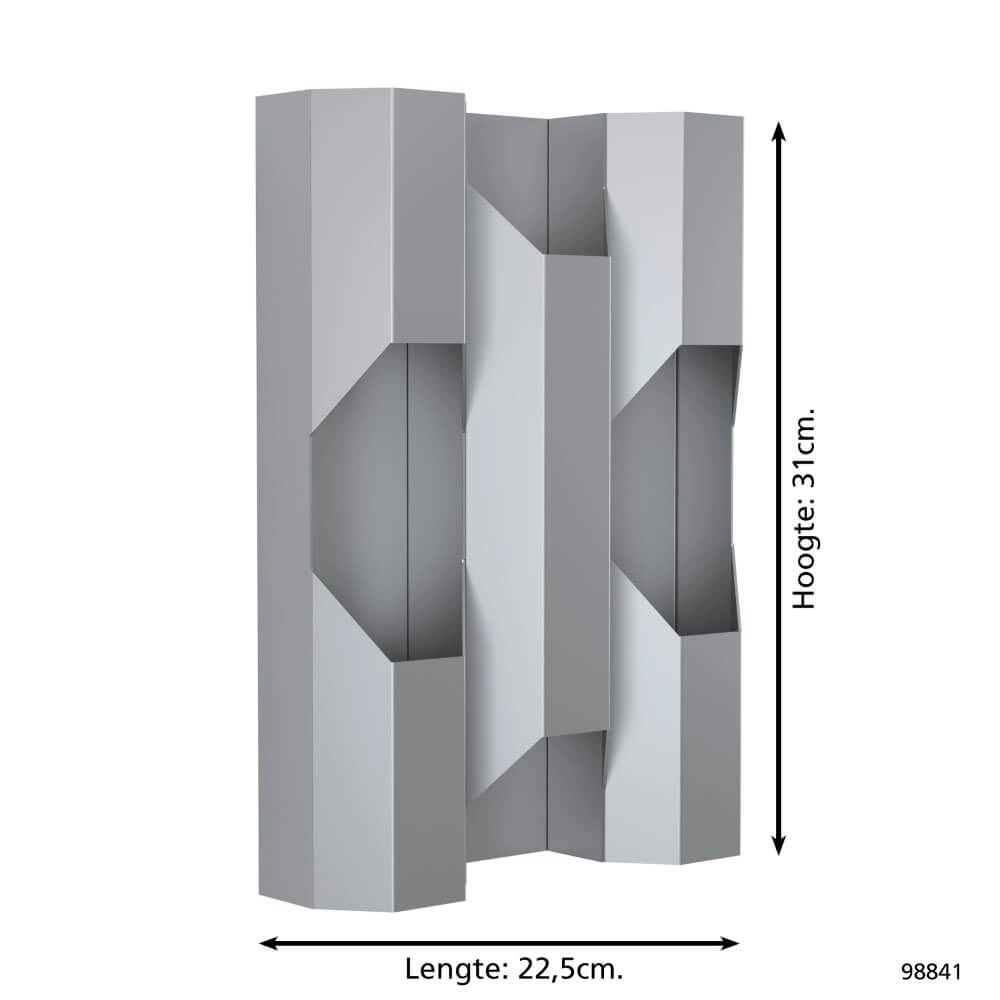 Gray wall spotlight Zinacua Eglo 9002759988418