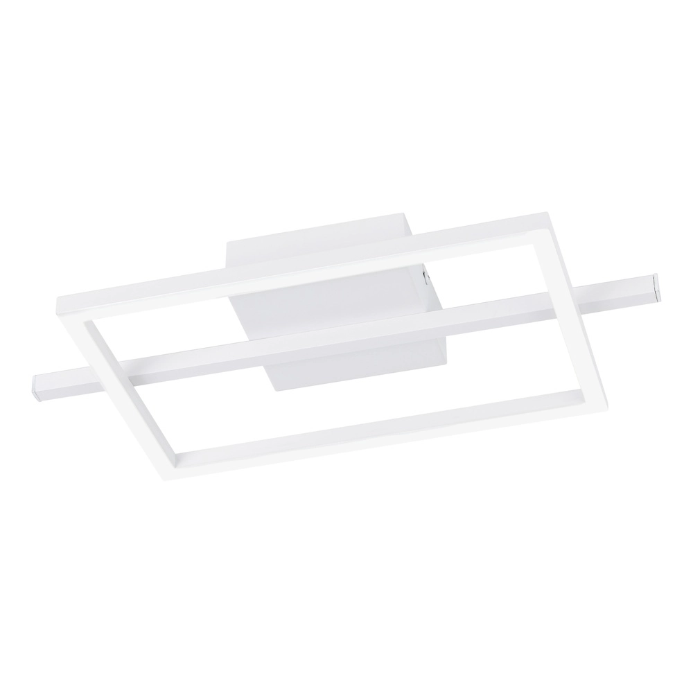 Led ceiling light Amandolo with remote control - white - square