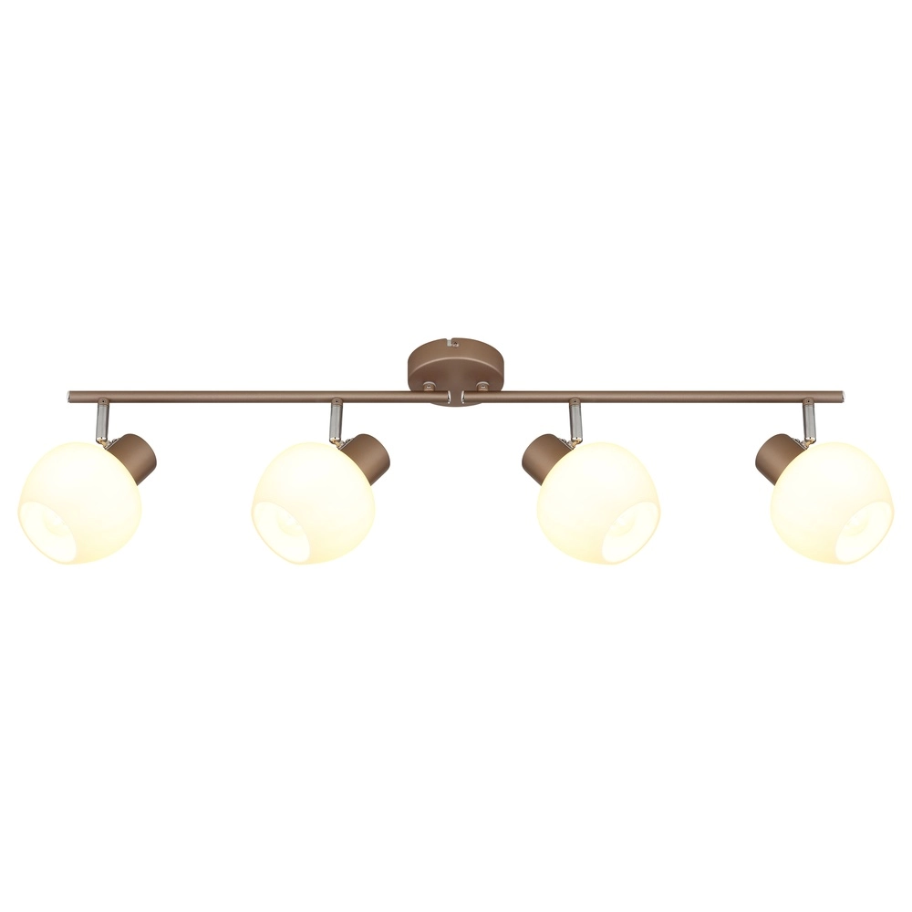 Ceiling lamp Eileen 4-light coffee brown Globo 9007371580576