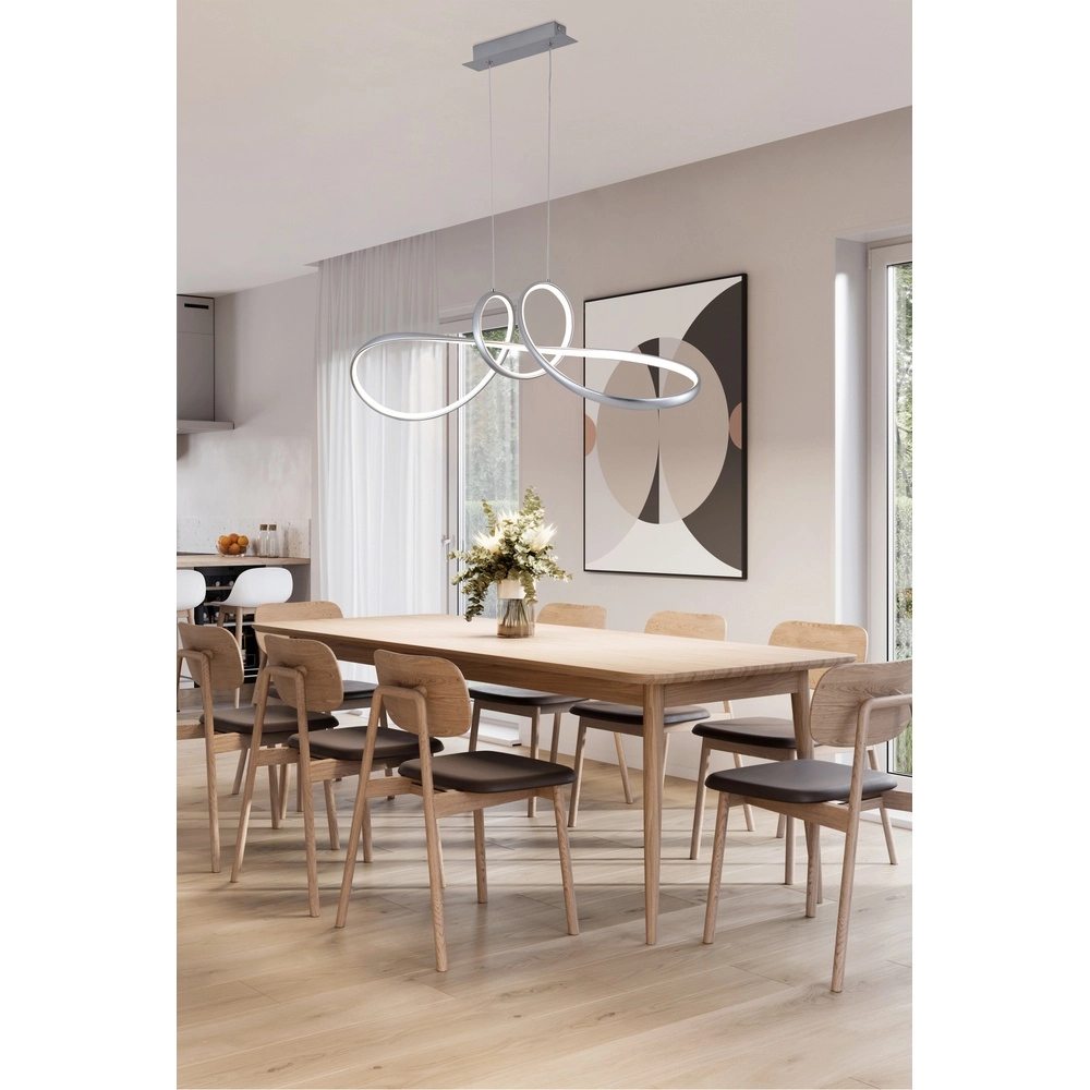 Pendant lamp Maisie grey Searchlight 5053423302249