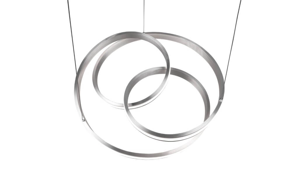 Pendant lamp Nuria 60cm stainless steel Trio 4017807505221