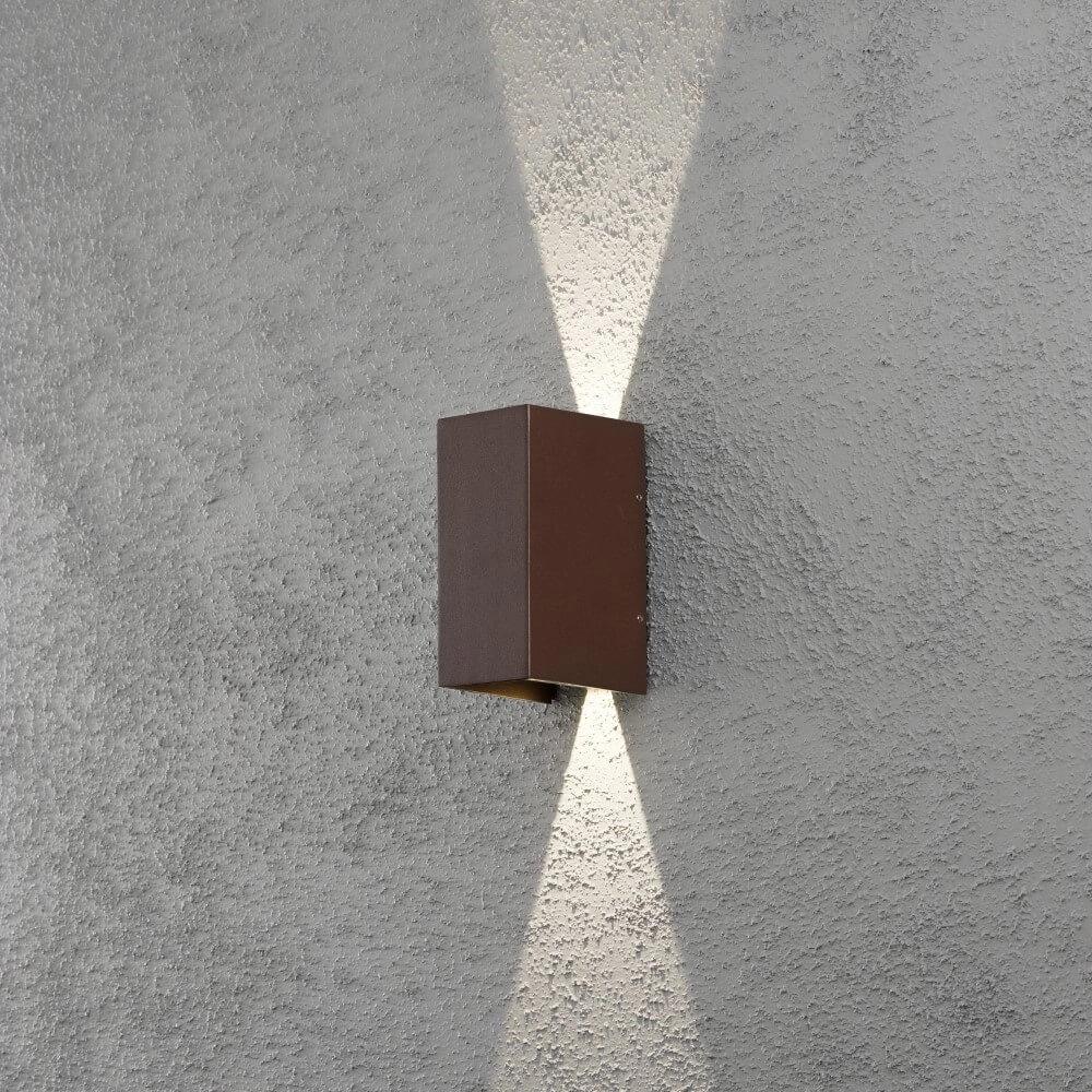 Rural wall spot Cremona Rusty brown KonstSmide 7318307940978