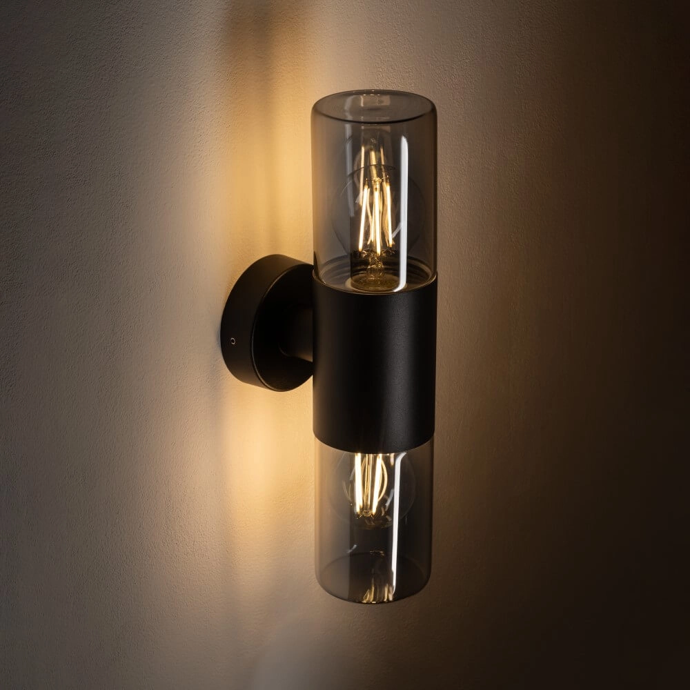 Design wall lamp Ida 2-light black Lyora 5903139113724