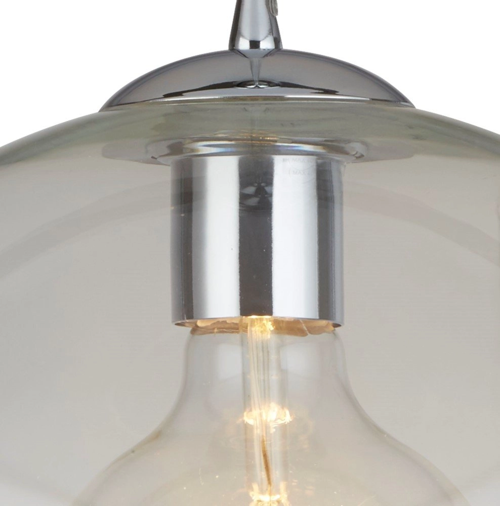 Pendant lamp Balls Ø 35cm chrome with glass Searchlight 5053423138831