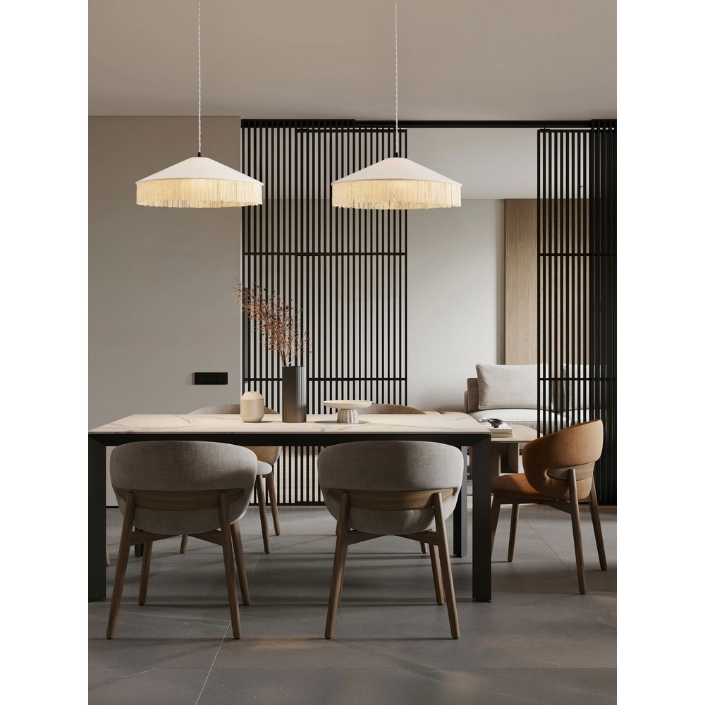 Tiffany pendant lamp Velvy beige