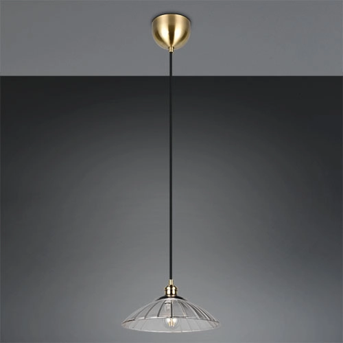 Classic pendant lamp Eluna Old brass Trio 4017807682465
