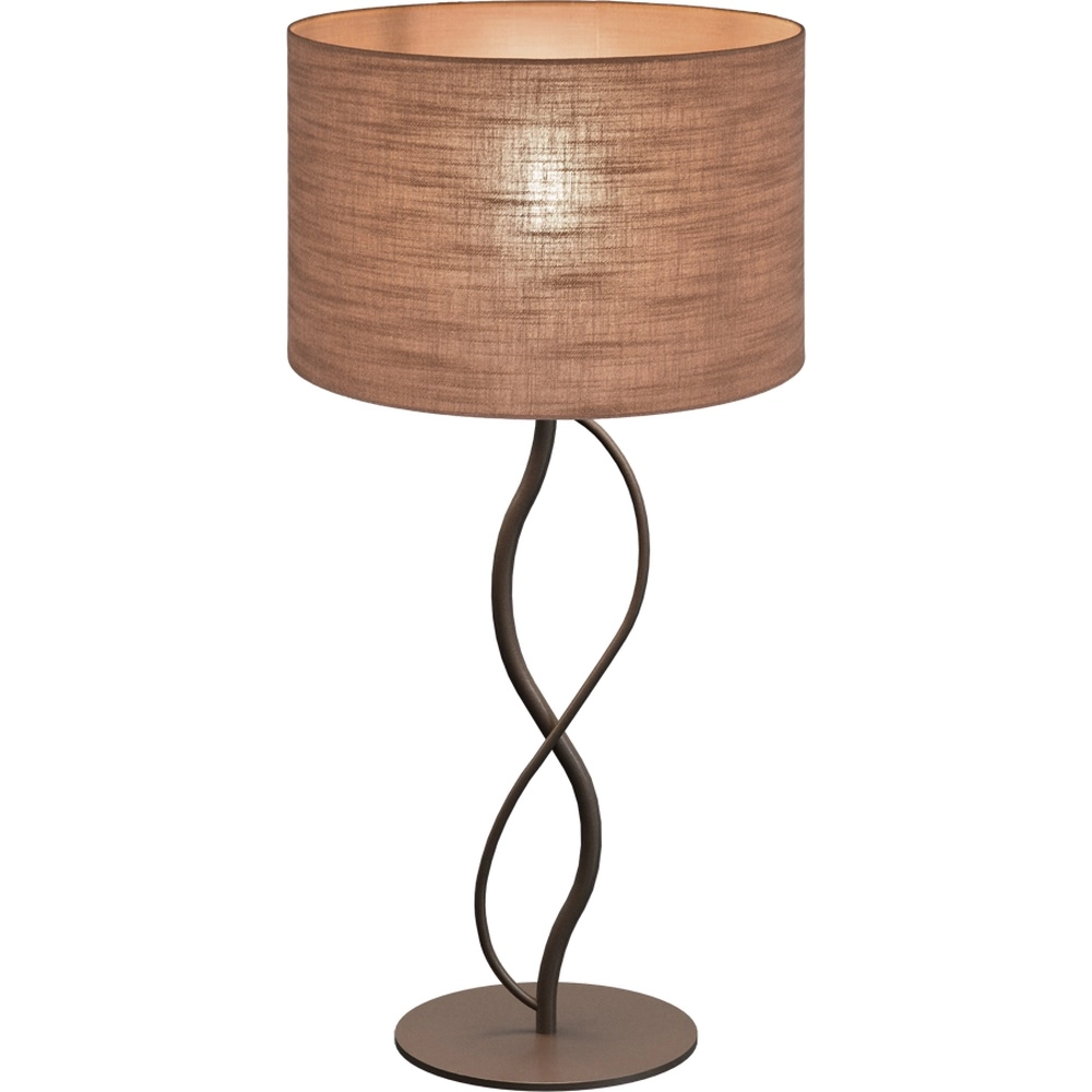 Table lamp Terry Dolo cocoa Ø 37cm