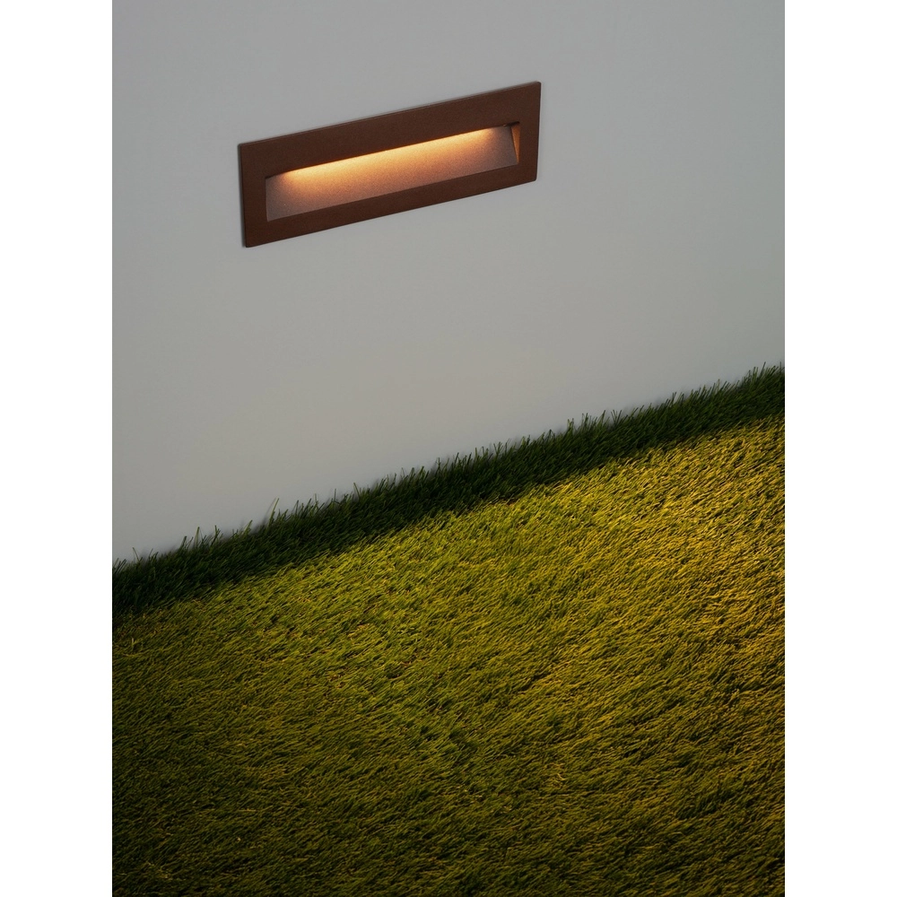 Recessed wall lamp Drat Rusty brown Lyora 5212017498038