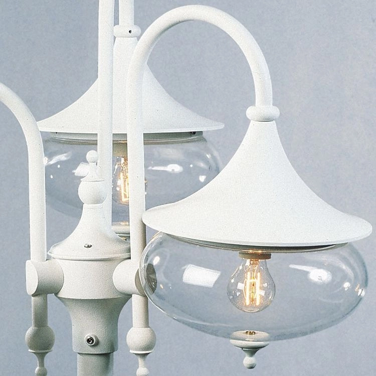 Lantern lamp Libra 3-light white KonstSmide 7318306212502