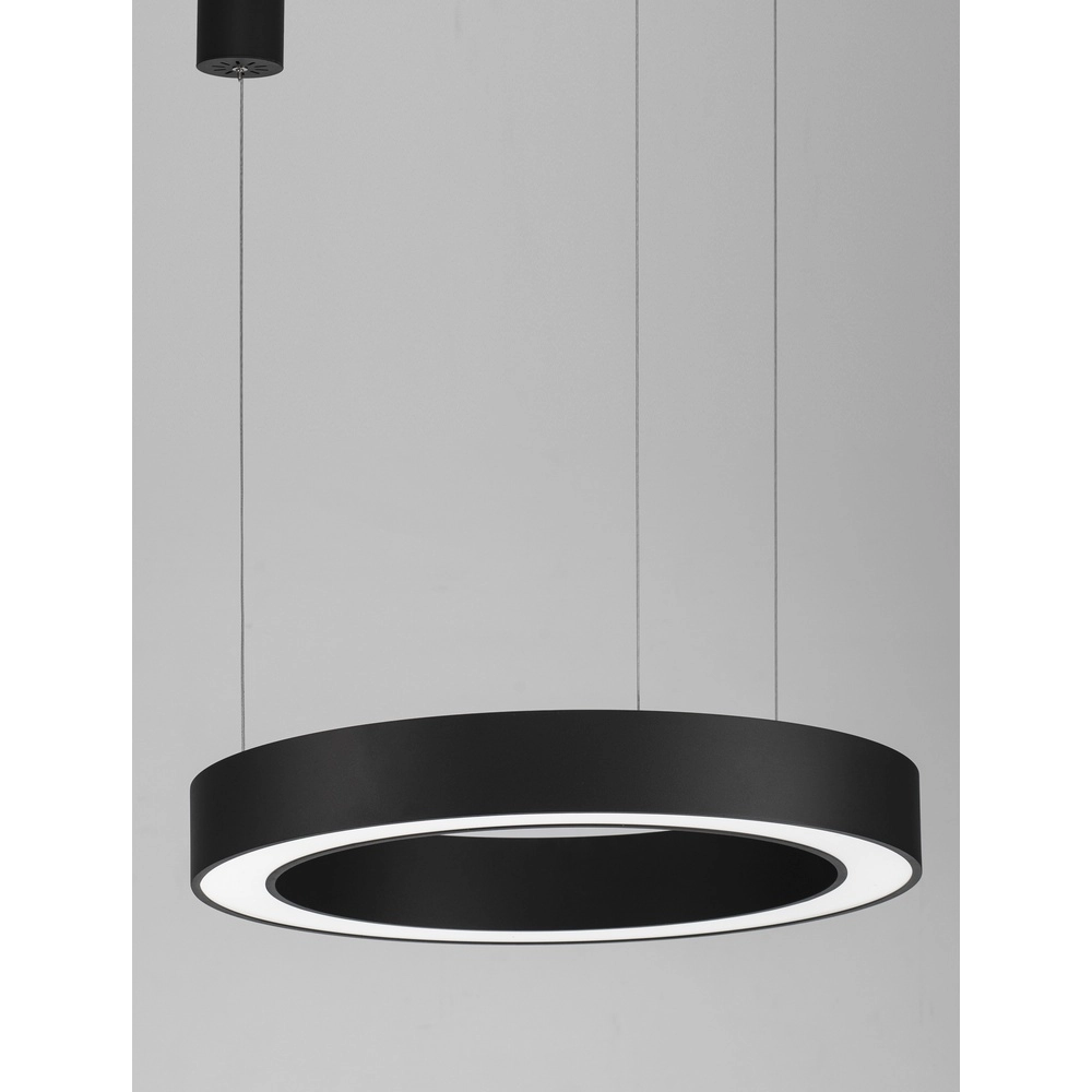Pendant lamp Morbido black Ø 60cm