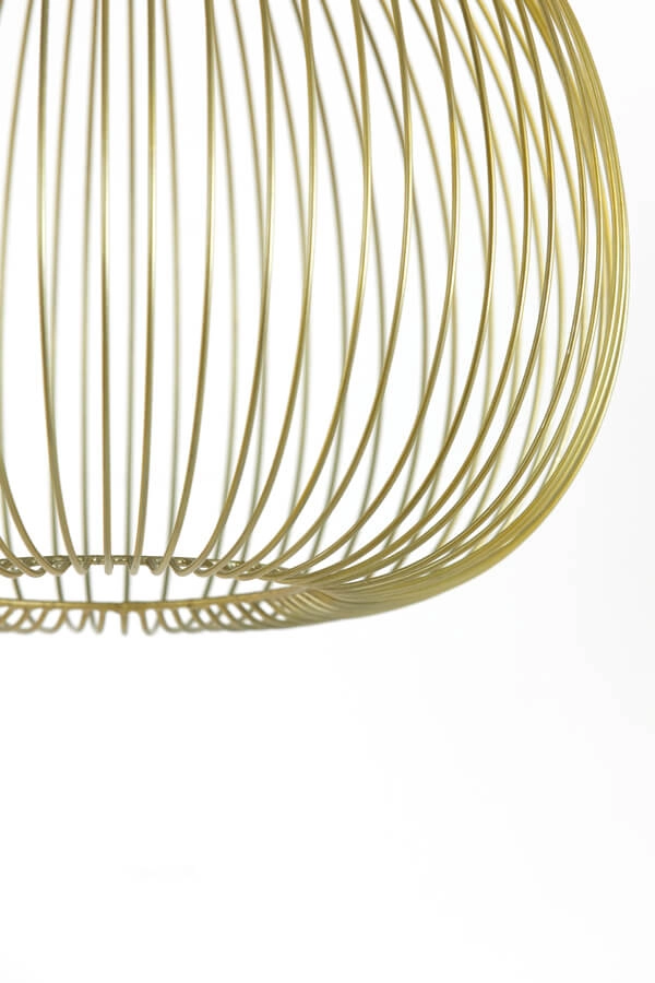 Golden pendant lamp Rilana Ø 45cm Light & Living 8717807649777