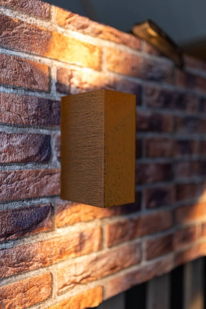 Wall lighting Gis Up - Down corten
