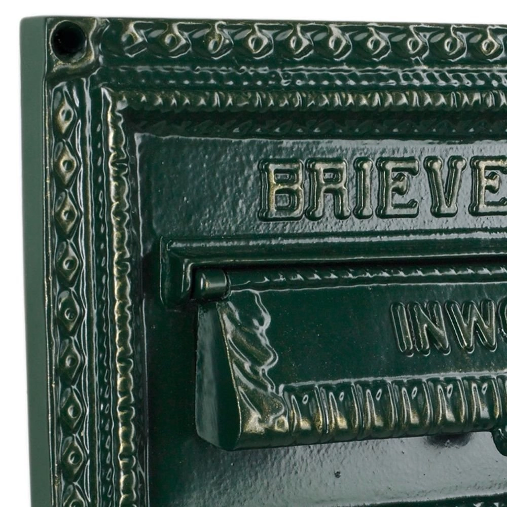 Nostalgic mailbox Postplate B3 wall plate - black KS Verlichting 8714732170345